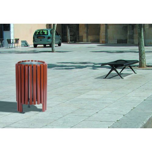Corbeille SALOU bois exotique
