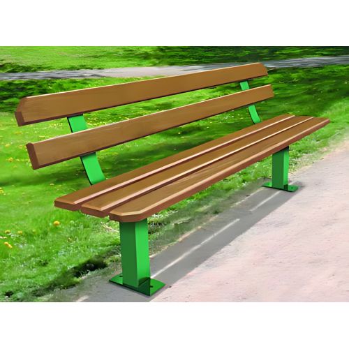 Banc LOS ANGELES lames en pin traité ou bois exotique