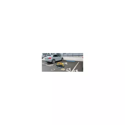 Arceau de parking haute visibilité à fixer caoutchouc