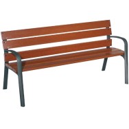 Banc MODO 6 lames de bois exotique 180 cm