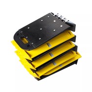 Ralentisseur pliable transportable réfléchissant pour véhicules jusqu'à 20T