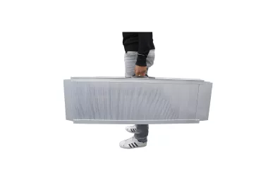 Rampe pliable antidérapante 300kg pour fauteuil roulant