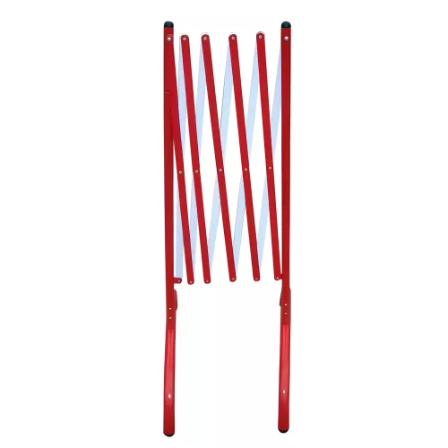 Barrière de chantier extensible en acier inox