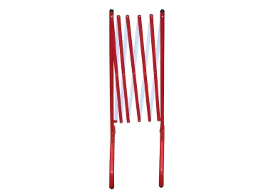 Barrière de chantier extensible en acier inox