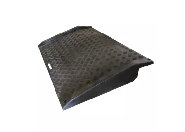 Rampe d'accès pliable antidérapante 300 kg PMR