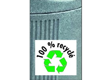 Corbeille IBIZA éco 100 % recyclée