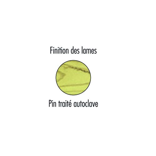 Corbeille TREVES double flux finition pin autoclave - tri sélectif
