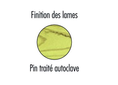 Corbeille TREVES double flux finition pin autoclave - tri sélectif