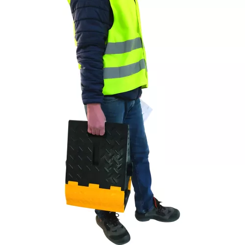 Passe-câbles pliable 2 canaux 80mm 40T