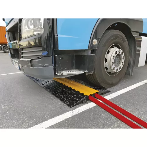 Passe-câbles pliable 2 canaux 80mm 40T