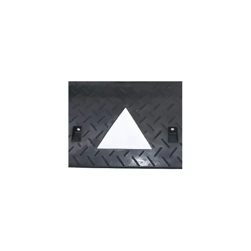 Passe-câbles caoutchouc 2 canaux 75x80mm réfléchissant