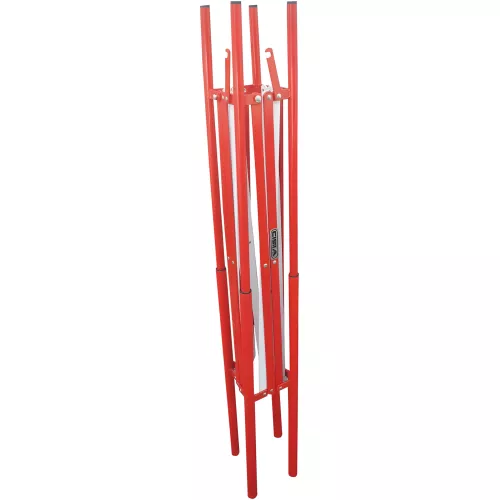 Barrière de chantier extensible en acier carré
