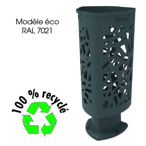 Corbeille éco SCUDERIA plastique 100 % recyclé