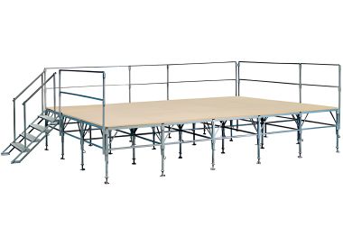 Podium modulable et réglable en hauteur