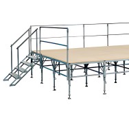Podium modulable et réglable en hauteur