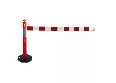 Balise réfléchissante avec barrière extensible 2m