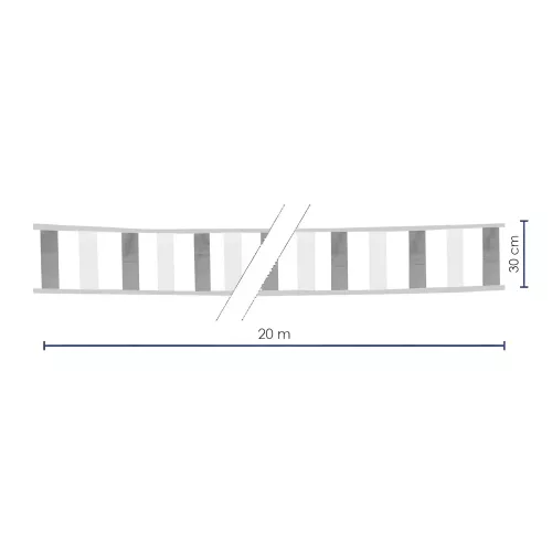 Bandeau de signalisation tissu indéchirable 30cm