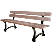 Banc EDIMBOURG lames en plastiique 100 % recyclées