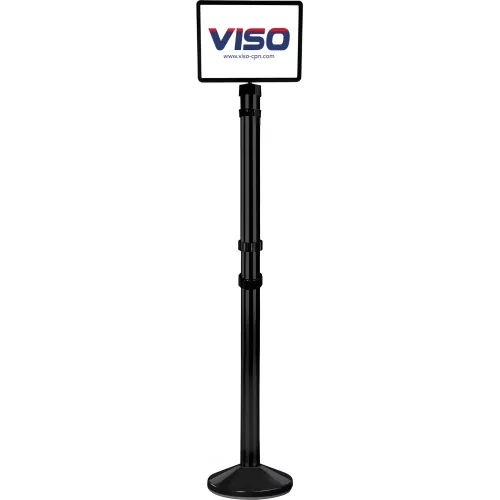 Poteau d'information récepteur de sangle avec base lestée