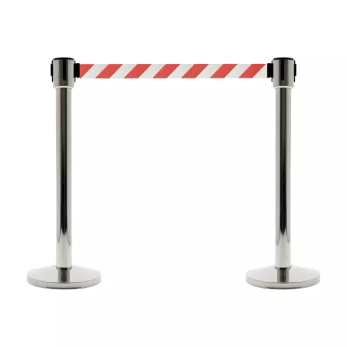 Poteau de guidage à sangle rétractable 10m
