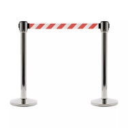 Poteau de guidage à sangle rétractable 10m
