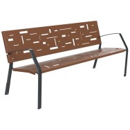 Banc ABSTRACT en métal