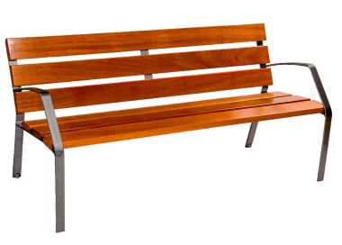 Banc MODO-08 - 6 lames bois exotique