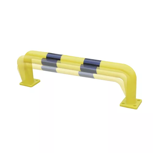 Arceau flexible noir/jaune à mémoire de forme 80mm
