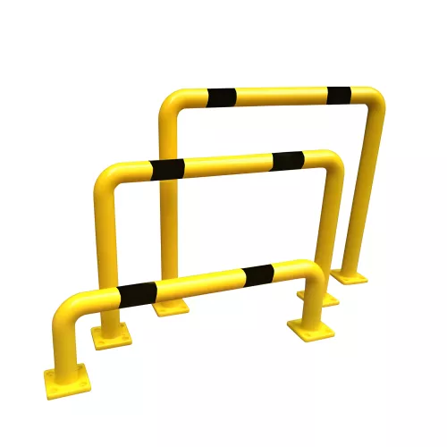 Arceau flexible noir/jaune à mémoire de forme 80mm