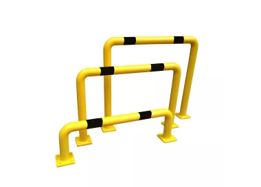 Arceau flexible noir/jaune à mémoire de forme 80mm