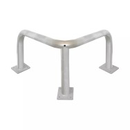 Arceau de protection d'angle acier 76mm époxy