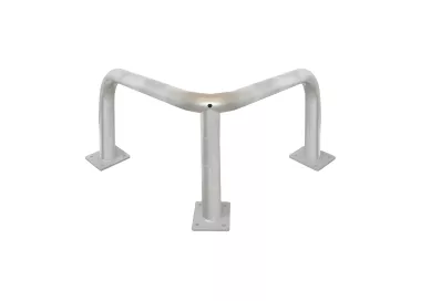 Arceau de protection d'angle acier 76mm époxy