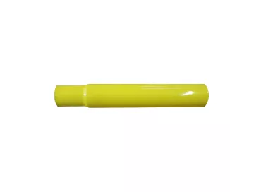 Barrière modulaire double sens acier jaune 40 mm