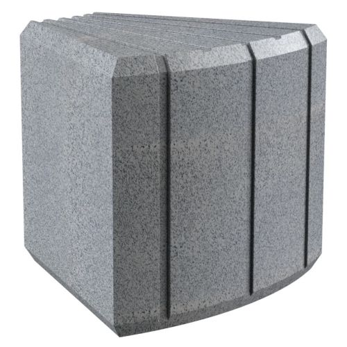 Banquette HEBA courbée angle 45° 100 % recyclable