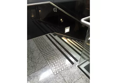 Clou podotactile inox 35mm pour malvoyants