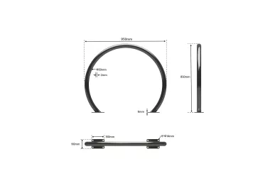 ARCEAU VÉLO ROND INOX