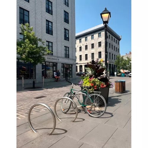 ARCEAU VÉLO ROND INOX