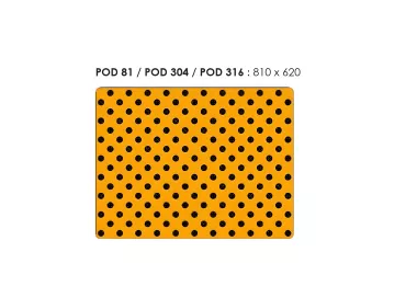 Dalle podotactile aluminium antidérapante avec clous