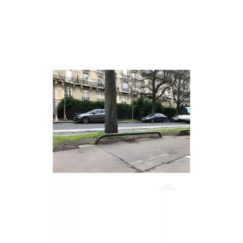 Arceau de pelouse vert anti-stationnement à sceller