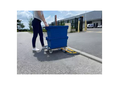 Rampe d'accès haute résistance ajustable 40 tonnes