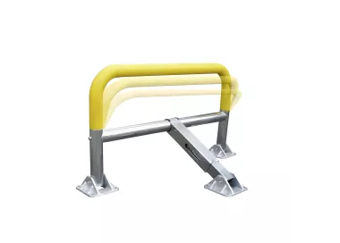 Arceau de parking à mémoire de forme en polyuréthane avec structure acier
