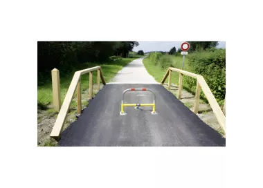 Arceau de parking haute résistance à ressorts, déformable et réversible