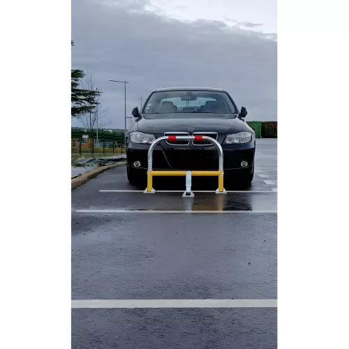 Arceau de parking haute résistance à ressorts, déformable et réversible