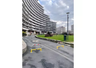 Arceau de parking haute résistance à ressorts, déformable et réversible