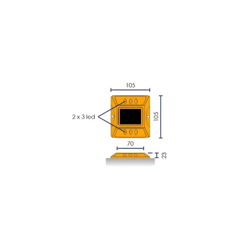 PLOT SOLAIRE À LED