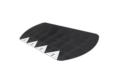 Ralentisseur dos d'âne caoutchouc réfléchissant 4m x 10cm