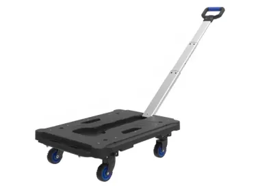 Plateau roulant pliable poignée télescopique 136 kg