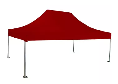Barnum pro pliant 3 x 4,5 m toit et armature rouge