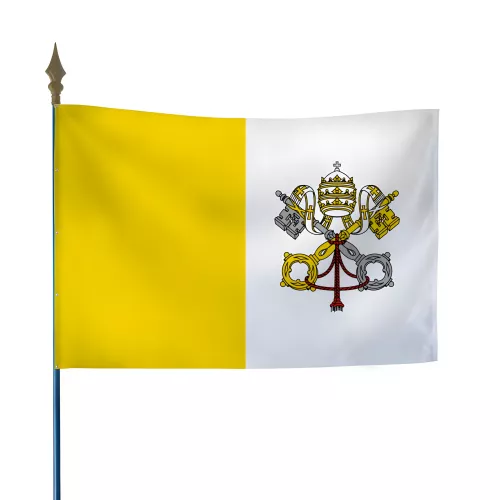 Drapeau Vatican en maille polyester 115 g/m²