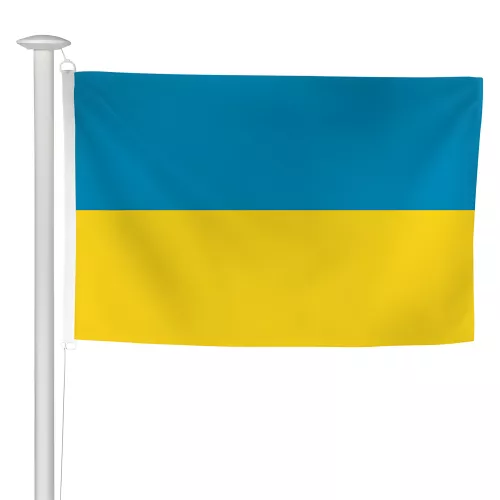 Pavillon Ukraine en maille polyester pour mât